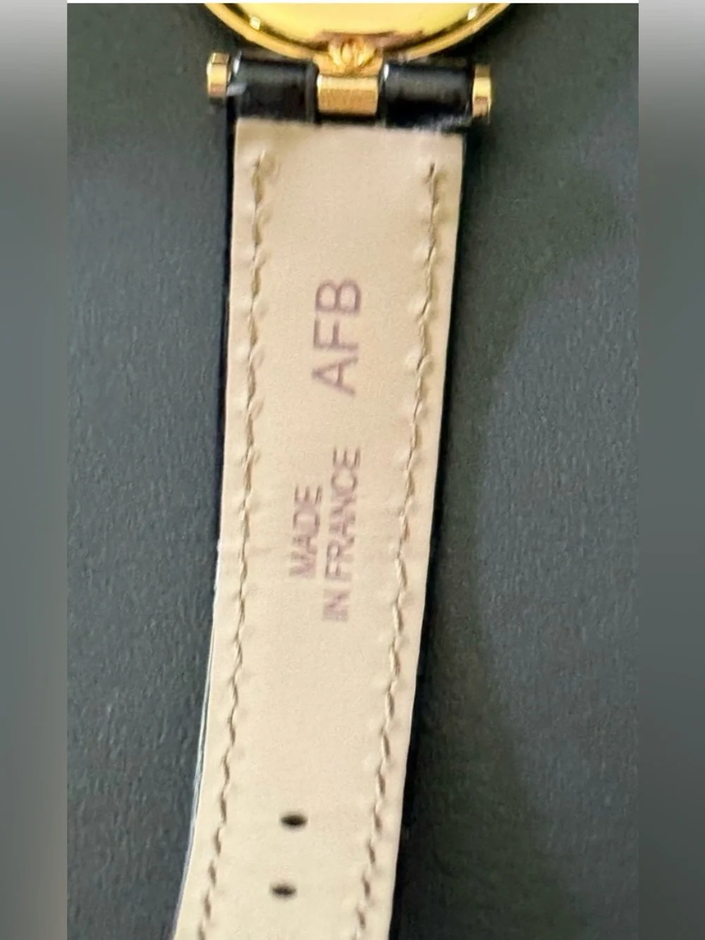 Cartier vintage woman’s 18KT gold watch